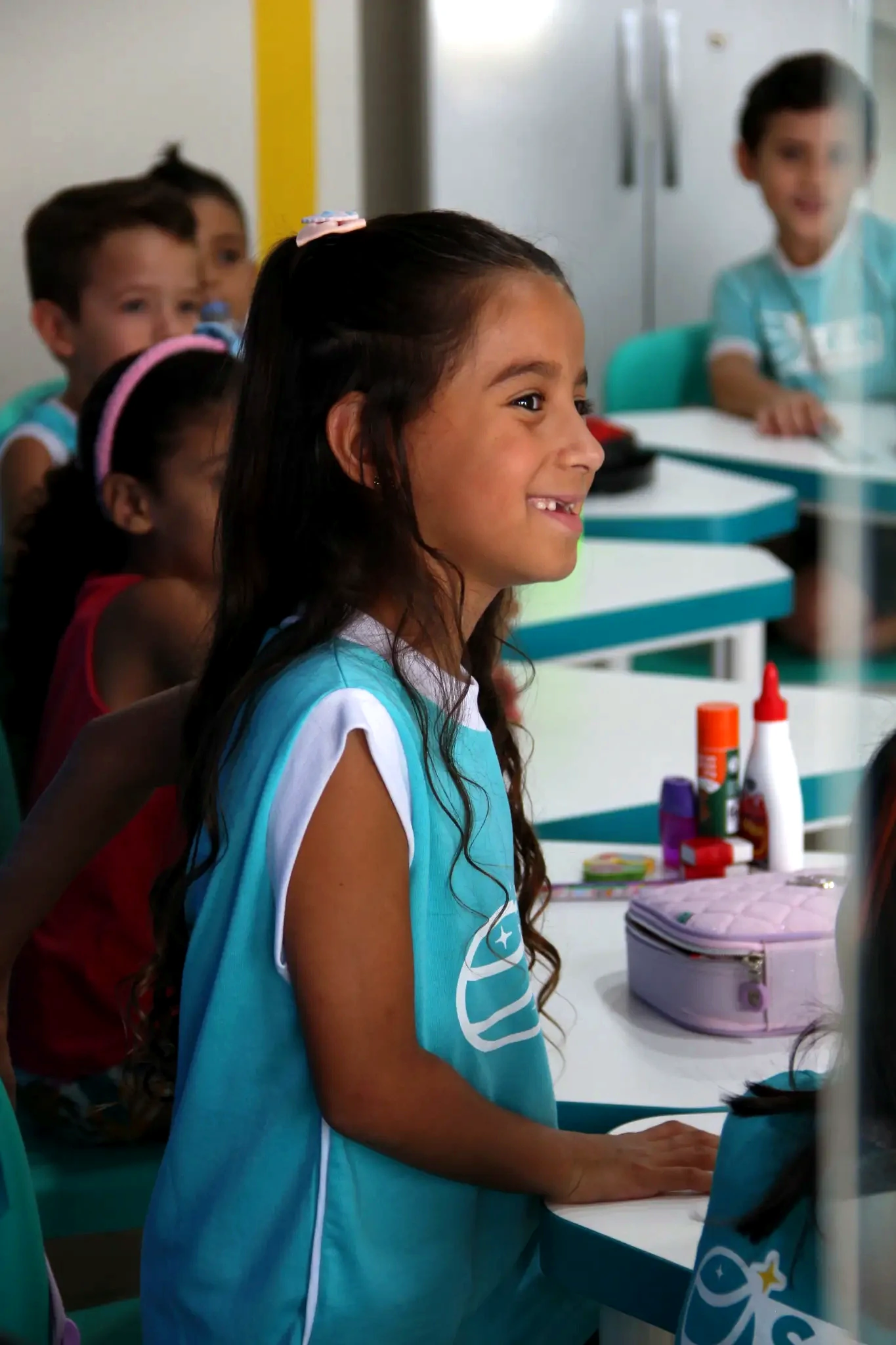 Estudante da Ensino Fundamental na Escola S.E.R.